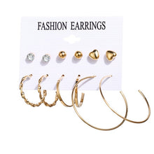 Load image into Gallery viewer, 2020 Women Earrings Set Acrylic Pearl Earrings For Women Acrylic Earrings New Set Bohemian Leopard Tassel Stud Earrings Jewelry
