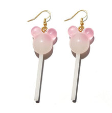 Load image into Gallery viewer, Earring For Women Resin Lollipop Drop Earrings Children Jewelry Custom Made Handmade Cute Girls Cotton Candy Gift
