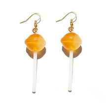 Load image into Gallery viewer, Earring For Women Resin Lollipop Drop Earrings Children Jewelry Custom Made Handmade Cute Girls Cotton Candy Gift
