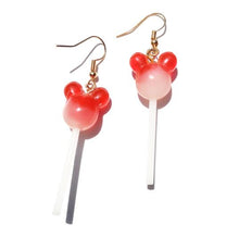 Load image into Gallery viewer, Earring For Women Resin Lollipop Drop Earrings Children Jewelry Custom Made Handmade Cute Girls Cotton Candy Gift
