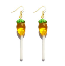 Load image into Gallery viewer, Earring For Women Resin Lollipop Drop Earrings Children Jewelry Custom Made Handmade Cute Girls Cotton Candy Gift

