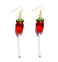 Load image into Gallery viewer, Earring For Women Resin Lollipop Drop Earrings Children Jewelry Custom Made Handmade Cute Girls Cotton Candy Gift
