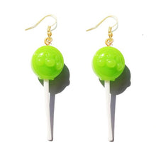 Load image into Gallery viewer, Earring For Women Resin Lollipop Drop Earrings Children Jewelry Custom Made Handmade Cute Girls Cotton Candy Gift
