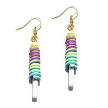 Load image into Gallery viewer, Earring For Women Resin Lollipop Drop Earrings Children Jewelry Custom Made Handmade Cute Girls Cotton Candy Gift
