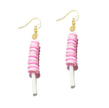 Load image into Gallery viewer, Earring For Women Resin Lollipop Drop Earrings Children Jewelry Custom Made Handmade Cute Girls Cotton Candy Gift
