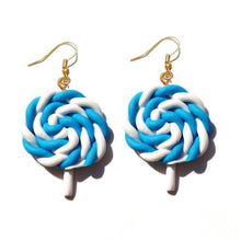 Load image into Gallery viewer, Earring For Women Resin Lollipop Drop Earrings Children Jewelry Custom Made Handmade Cute Girls Cotton Candy Gift
