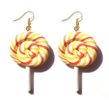 Load image into Gallery viewer, Earring For Women Resin Lollipop Drop Earrings Children Jewelry Custom Made Handmade Cute Girls Cotton Candy Gift
