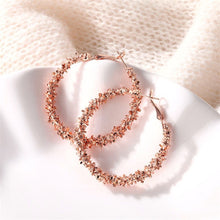 Load image into Gallery viewer, IPARAM 2020 New Big Circle Round Hoop Earrings for Women's Fashion Statement Golden Punk Charm Earrings Party Jewelry
