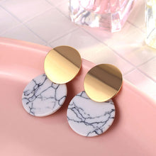 Load image into Gallery viewer, IPARAM 2020 New Big Circle Round Hoop Earrings for Women's Fashion Statement Golden Punk Charm Earrings Party Jewelry
