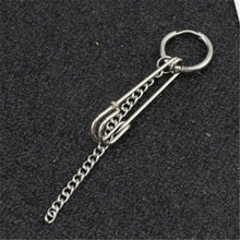 Load image into Gallery viewer, SOHOT Hot Dangle Long Tassel Unisex Hoop Earrings Punk Metal Jewelry Brincos Silver Color Star Cross Pendant Exaggerate Design
