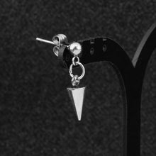 Load image into Gallery viewer, SOHOT Hot Dangle Long Tassel Unisex Hoop Earrings Punk Metal Jewelry Brincos Silver Color Star Cross Pendant Exaggerate Design

