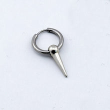 Load image into Gallery viewer, SOHOT Hot Dangle Long Tassel Unisex Hoop Earrings Punk Metal Jewelry Brincos Silver Color Star Cross Pendant Exaggerate Design
