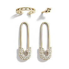 Load image into Gallery viewer, 2020 New Fashion Pearl Ear Cuff Bohemia Stackable C Shaped CZ Rhinestone Small Earcuffs Clip Earrings for Women Wedding Jewelry

