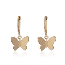 Load image into Gallery viewer, Long Tassel Butterfly Drop Earrings Silver Color 2020 Fashion Hanging Women Earrings Summer Jewelry Girls GIfts
