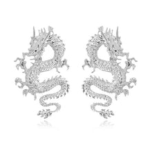 Load image into Gallery viewer, Female popular earring dragon high-grade metal personality pendant unique design temperament jewelry party gift jewelry
