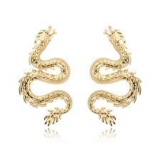Load image into Gallery viewer, Female popular earring dragon high-grade metal personality pendant unique design temperament jewelry party gift jewelry
