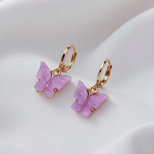 Load image into Gallery viewer, Cute Butterfly Earrings for Women Street Style Drop Earrings Korean Fashion Dangle Earrings Jewelry Gifts Oorbellen
