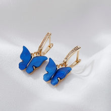 Load image into Gallery viewer, Cute Butterfly Earrings for Women Street Style Drop Earrings Korean Fashion Dangle Earrings Jewelry Gifts Oorbellen
