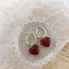 Load image into Gallery viewer, AOMU 2020 New Japan Korean Cherry Fruit Shaped Drop Earrings For Women Sweet Girls Cute Brincos Line Pendientes Jewelry Gifts
