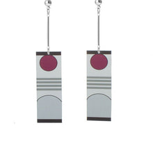 Load image into Gallery viewer, Linmouge 2020 New Anime Acrylic Drop Earring Destruction Blade Acrylic Zaomen Tanjiro earings For Women Men Cosplay Jewelry EF89
