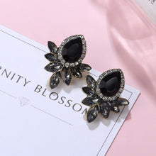 Load image into Gallery viewer, POXAM New Korean Statement Earrings for women Black Cute Arcylic Geometric Dangle Drop Gold Earings Brincos 2020 Fashion Jewelry
