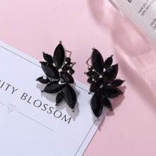 Load image into Gallery viewer, POXAM New Korean Statement Earrings for women Black Cute Arcylic Geometric Dangle Drop Gold Earings Brincos 2020 Fashion Jewelry
