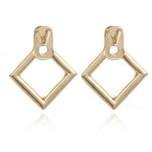 Load image into Gallery viewer, Punk Fashion New Earrings Personality Fashion Simple Creative Geometric Hollow Triangle Box Wild Women's Earring Jewelry
