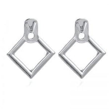Load image into Gallery viewer, Punk Fashion New Earrings Personality Fashion Simple Creative Geometric Hollow Triangle Box Wild Women's Earring Jewelry

