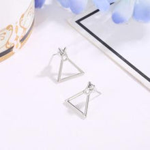Load image into Gallery viewer, Punk Fashion New Earrings Personality Fashion Simple Creative Geometric Hollow Triangle Box Wild Women's Earring Jewelry
