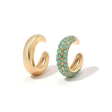 Load image into Gallery viewer, Punk Rock Gold Color Clip Earrings No Piercing Trendy Link Chain Earcuffs Statement Cartilage Earrings for Women Party Jewelry

