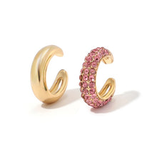 Load image into Gallery viewer, Punk Rock Gold Color Clip Earrings No Piercing Trendy Link Chain Earcuffs Statement Cartilage Earrings for Women Party Jewelry
