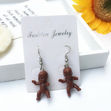 Load image into Gallery viewer, 2020 Funny Baby Doll Shape Colorful Dangle Earrings For Women Girl Creative Harajuku Cool Drop Earrings Party Statement Jewelry

