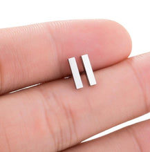 Load image into Gallery viewer, SMJEL Stainless Steel Earrings Geometric Women Men Hip hop Black Star Moon Stud Earring Fashion Jewelry Best Gift for Friend
