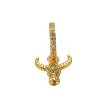 Load image into Gallery viewer, 1 pcs INS New rainbow zircon earrings for women dropping Hoop earrings crystal butterfly heart shell Bohemia jewelry gifts
