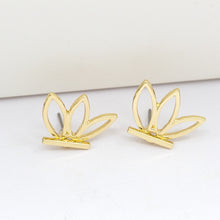 Load image into Gallery viewer, Korean Rhinestone Earrings Jewelry Crown Geometric Round Stud Earrings For Women Simple Bar Flower Earing Ear Climber Girls
