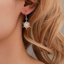 Load image into Gallery viewer, Retro Crystal Sun Flower Pendant Earrings Bohemian Tendy Earrings Temperament Women's Earrings Jewelry
