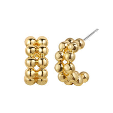 Load image into Gallery viewer, 17KM Trendy Gold Copper Hoop Earring for Women Girls Elegant Geometric Circle Twist Round Earrings Minimalist Brincos Jewelry
