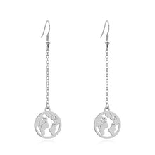Load image into Gallery viewer, Fashion Classic Geometric Women Dangle Star Earrings Asymmetric Earrings Of Moon Female Korean Jewelry Women's earrings
