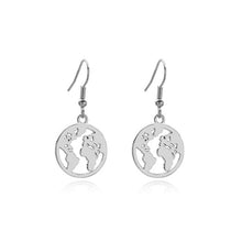 Load image into Gallery viewer, Fashion Classic Geometric Women Dangle Star Earrings Asymmetric Earrings Of Moon Female Korean Jewelry Women's earrings
