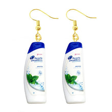 Load image into Gallery viewer, Women Earring Made Cute Girls Eardrop Funny Gift Sweet Handmade Cartoons Mini Fruit Drink Ham Sausage Toothpaste Shampoo
