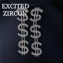 Load image into Gallery viewer, 2020 Fashion New Round Circle Earrings Big Hoop Earrings Shiny Zircon Delicate Crystal Earrings Girl Party Accessories
