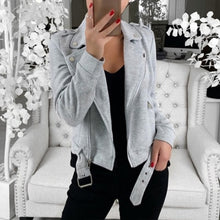 Load image into Gallery viewer, Autumn Winter Women's Bomber Jacket Casual Zipper Button Female Jacket Solid Plus Size Pockets Womens Jackets And Coats 2020
