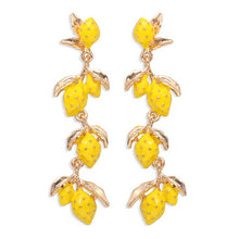 Load image into Gallery viewer, Miwens Bauble Bar Newest Crystal Palms Dangle Earrings For Women Watermelon Filet Statement Earrings Evil Eye Maxi Ear Jewelry

