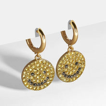 Load image into Gallery viewer, Miwens Bauble Bar Newest Crystal Palms Dangle Earrings For Women Watermelon Filet Statement Earrings Evil Eye Maxi Ear Jewelry
