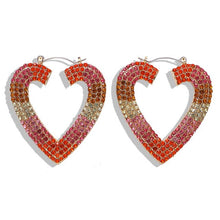 Load image into Gallery viewer, Miwens Bauble Bar Newest Crystal Palms Dangle Earrings For Women Watermelon Filet Statement Earrings Evil Eye Maxi Ear Jewelry
