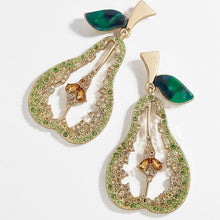 Load image into Gallery viewer, Miwens Bauble Bar Newest Crystal Palms Dangle Earrings For Women Watermelon Filet Statement Earrings Evil Eye Maxi Ear Jewelry
