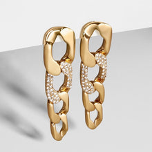 Load image into Gallery viewer, Miwens Bauble Bar Newest Crystal Palms Dangle Earrings For Women Watermelon Filet Statement Earrings Evil Eye Maxi Ear Jewelry
