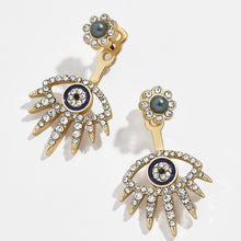 Load image into Gallery viewer, Miwens Bauble Bar Newest Crystal Palms Dangle Earrings For Women Watermelon Filet Statement Earrings Evil Eye Maxi Ear Jewelry
