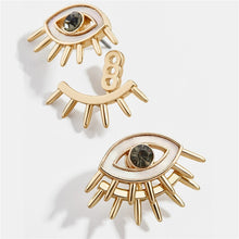 Load image into Gallery viewer, Miwens Bauble Bar Newest Crystal Palms Dangle Earrings For Women Watermelon Filet Statement Earrings Evil Eye Maxi Ear Jewelry
