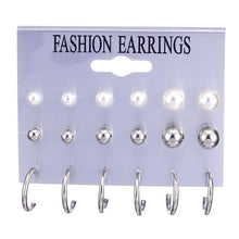 Load image into Gallery viewer, DAXI Bohemian Big Gold Hopp Earrings For Women Trendy Pearl Earring Hoops Fashion Korean Acrylic Women Earings Set Jewelry 2020
